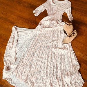 Pale Peach Vintage Inspired Maxi